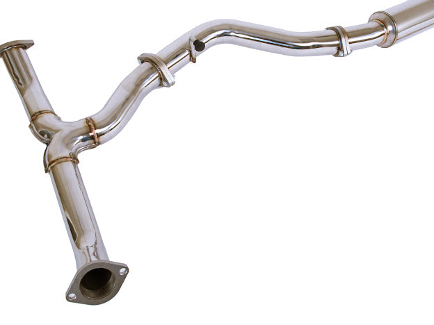 2015-2021 SUBARU WRX STI | MUFFLER DELETE QUAD TIPS CAT-BACK EXHAUST WITH BURNT BLUE TIPS