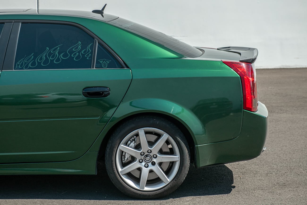 2003-2008 V1 Cadillac CTS-V | SDP Performance Style CARBON FIBER Wickerbill Spoiler Wing
