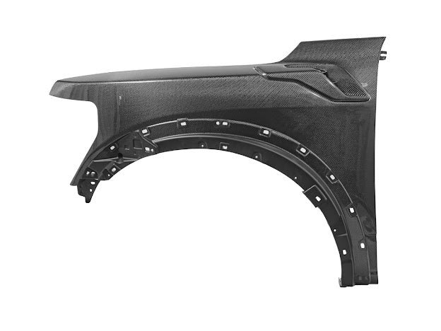 2021-UP F-150 RAPTOR | FACTORY STYLE CARBON FIBER SIDE FENDERS & VENTS REPLACEMENT