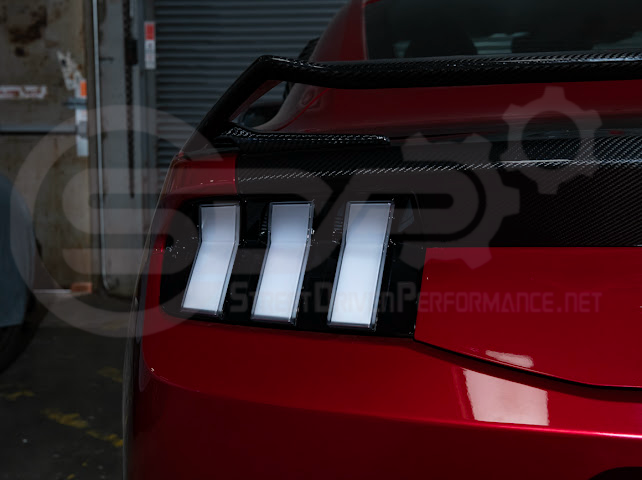 2024-Up Ford Mustang S650 | EURO Style Sequential Signal LED Clear Lenses Rear Taillights Pair