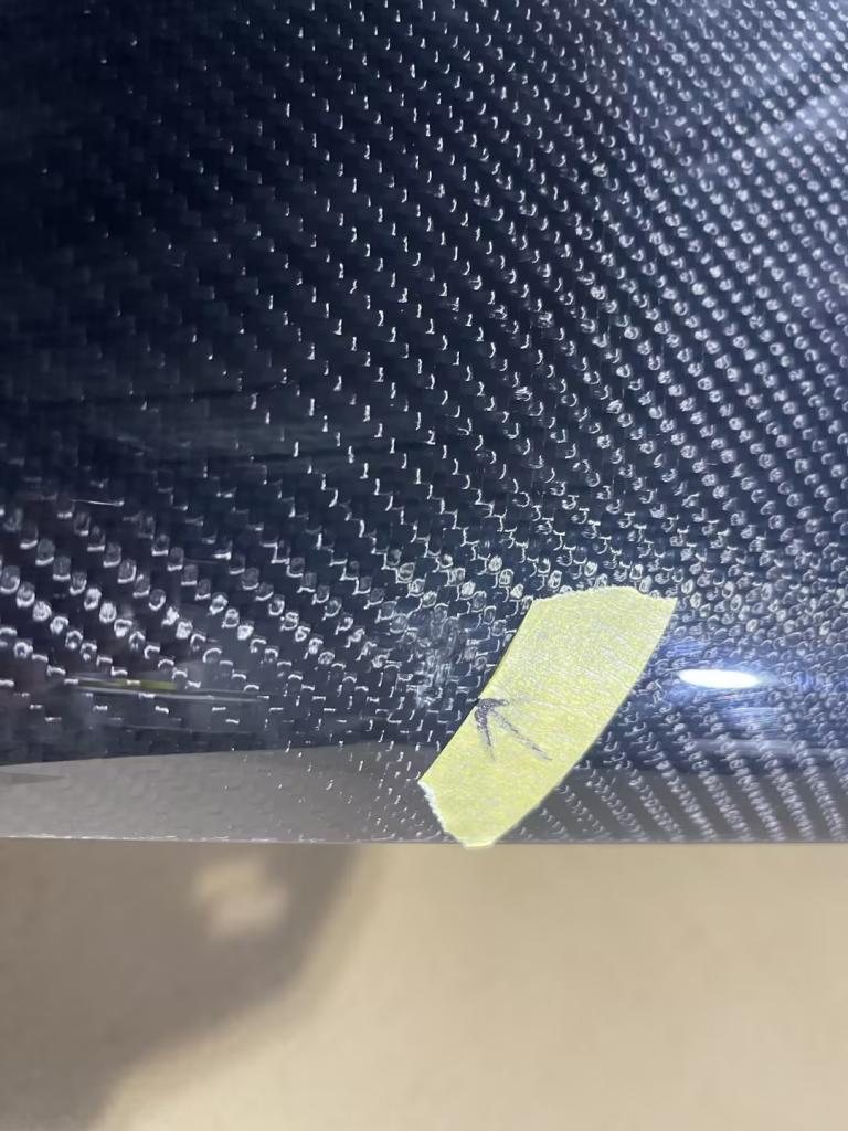 *BLEMISHED- DISCOUNTED* 05-13 Corvette C6 ZR1 Style Carbon Fiber Rear Side Wide Body Fenders Pair