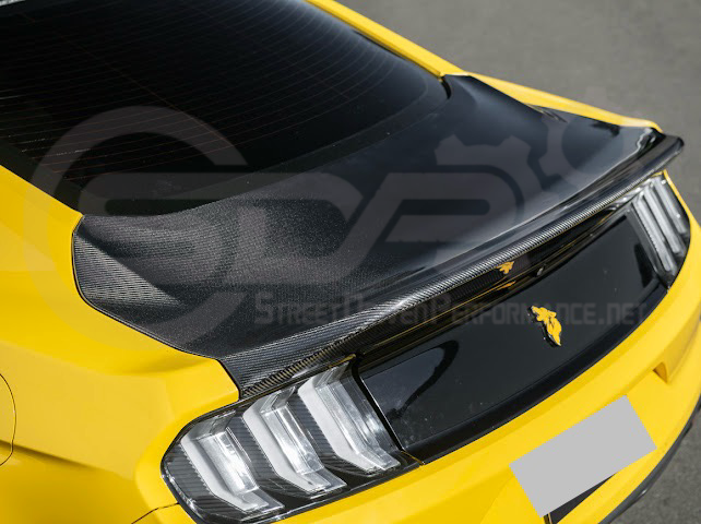 2015-2023 FORD MUSTANG | SUPER SNAKE STYLE REPLACEMENT REAR TRUNK LID WITH INTEGRATED SPOILER
