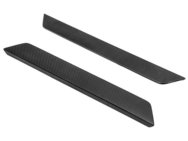 2020-UP CORVETTE C8 | CARBON FIBER SIDE DOOR SILL PLATE STRIP COVERS PANELS