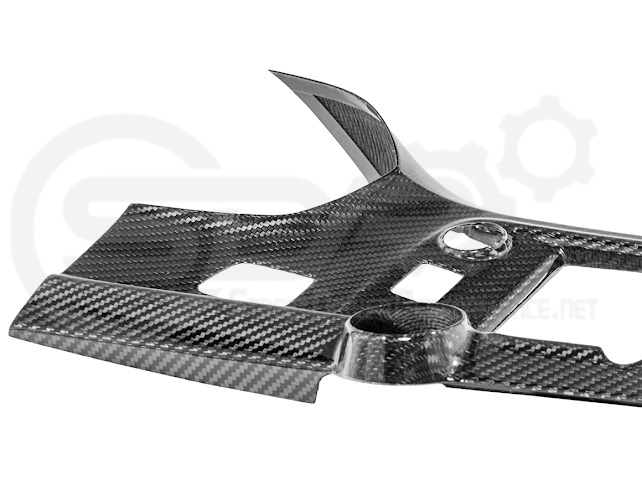 2014-2019 CHEVROLET CORVETTE C7 | FACTORY STYLE DRY CARBON FIBER CENTER INFOTAINMENT INSTRUMENT PANEL CLUSTER TRIM PLATE COVER OVERLAY