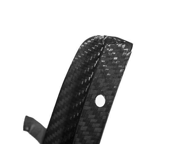 2019 CHEVROLET CORVETTE C7 ZR1 CARBON FIBER FRONT SPLITTER SIDE WINGLET EXTENSIONS (PAIR)