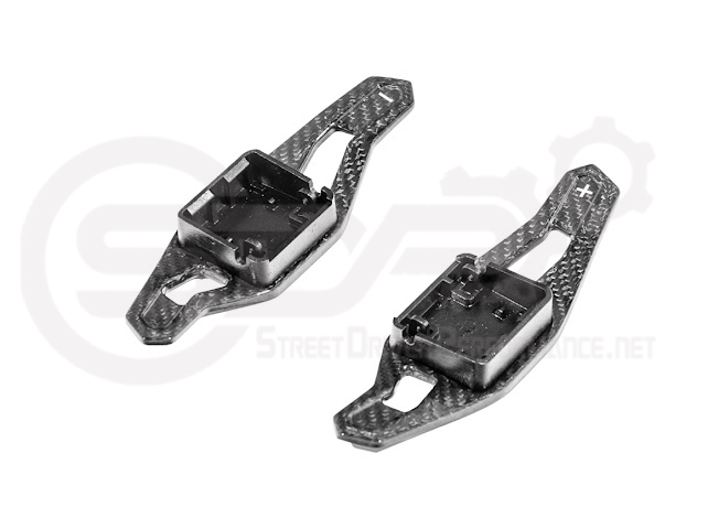 2020-UP CHEVROLET CORVETTE C8 | Lamborghini Style CARBON FIBER Steering Wheel Paddle Shifters