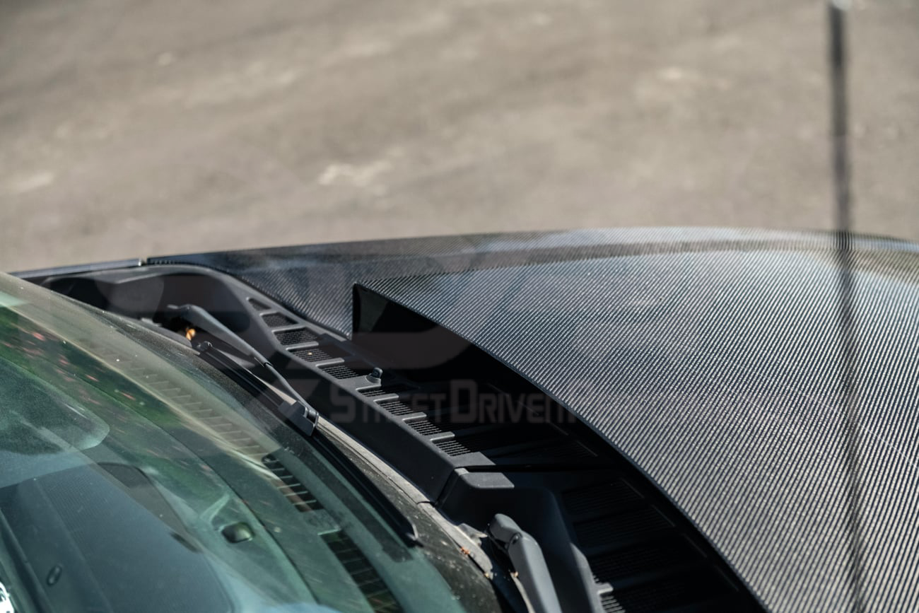 2021-UP FORD F-150 | SDP PERFORMANCE STYLE CARBON FIBER FRONT COWL HOOD