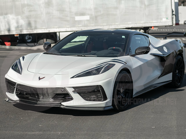 2020-Up Corvette C8 STINGRAY & Z51 | Z06 Z07 Package CARBON FIBER Front Bumper Lip Splitter Ground Effects