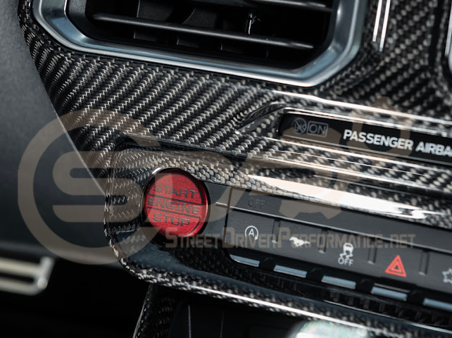 2024-UP FORD MUSTANG S650 | CARBON FIBER SINGLE SCREEN AC CONTROL CENTER SURROUNDING INTERIOR TRIM COVER