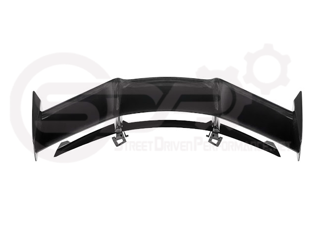 2020-UP CORVETTE C8 STINGRAY & Z51 | ZR1 STYLE CARBON FLASH REAR HIGH WING SPOILER BRACKET