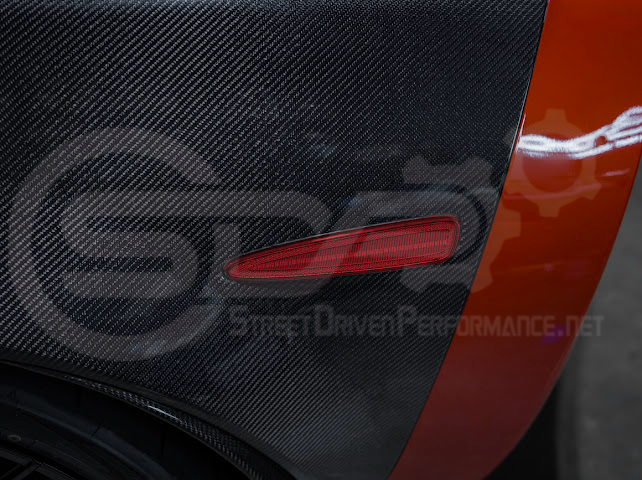2005-2013 Chevrolet Corvette C6 | Amber Light LED Side Fender Markers Pair (Front and / or Rear) {Clear, Amber, Red, or Smoke Lenses}