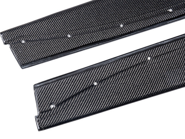 2015-2020 BMW F82 / F83 M4 | M-PERFORMANCE EXTENDED STYLE CARBON FIBER SIDE SKIRTS ROCKER PANELS GROUND EFFECTS