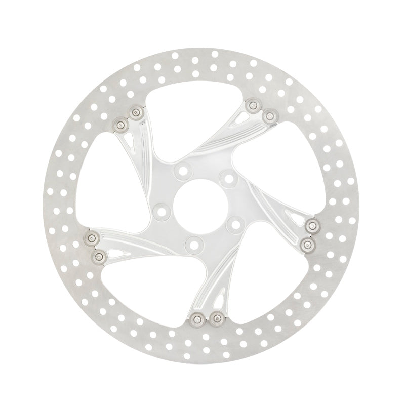 Performance Machine Disc/Carr 11.8 Cruise Front Left - Chrome