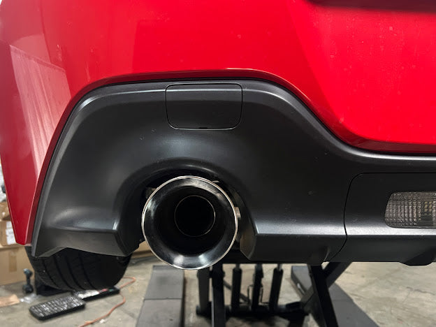 2022-PRESENT TOYOTA GR86 & SUBARU BRZ | MUFFLER DELETE AXLE BACK EXHAUST (CHOME TIPS)