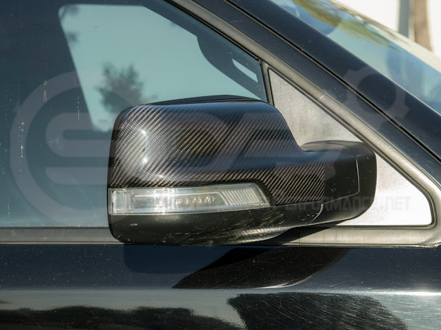 2019-UP RAM 1500 | FACTORY STYLE DRY CARBON FIBER TAPE ON SIDE MIRROR CAP COVERS PAIR