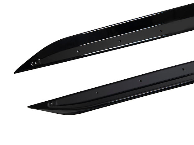 2019-Up BMW G20 3-Series | M-Sport Style GLOSSY BLACK Side Skirts Rocker Panel Ground Effects