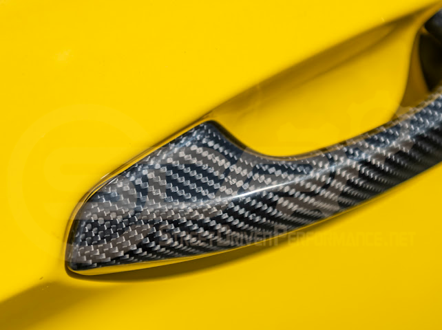 2015-2023 FORD MUSTANG S550 | CARBON FIBER OUTER DOOR HANDLE COVER SET PAIR