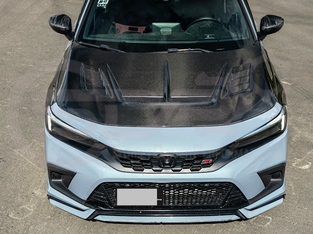 2022-UP HONDA CIVIC | JDM VARIS STYLE FRONT VENTED HOOD