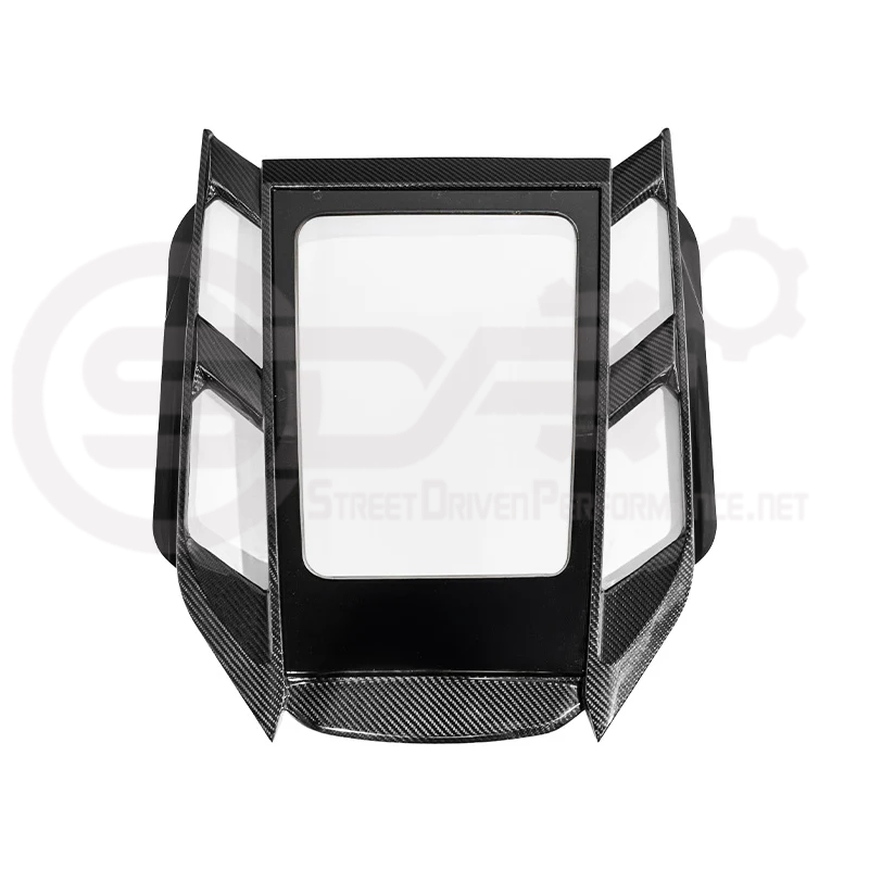 2020-UP CORVETTE C8 CONVERTIBLE | REAR HATCH UPPER HTC TONNEAU WINDOW INSERTS
