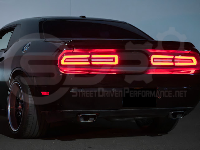 2008-2014 Dodge Challenger | Facelift Sequential Signal LED Smoke Rear Taillights Pair