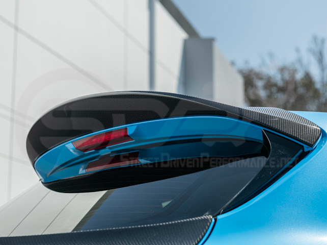 2019-UP TOYOTA GR COROLLA | JDM SDP PERFORMANCE STYLE CARBON FIBER REAR ROOF WING DUCKBILL SPOILER