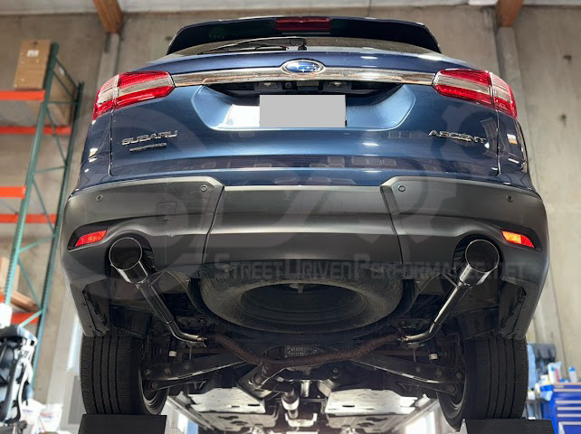 2019-PRESENT SUBARU ASCENT | MUFFLER DELETE AXLE BACK EXHAUST (CHROME OR BURNT BLUE TIPS)