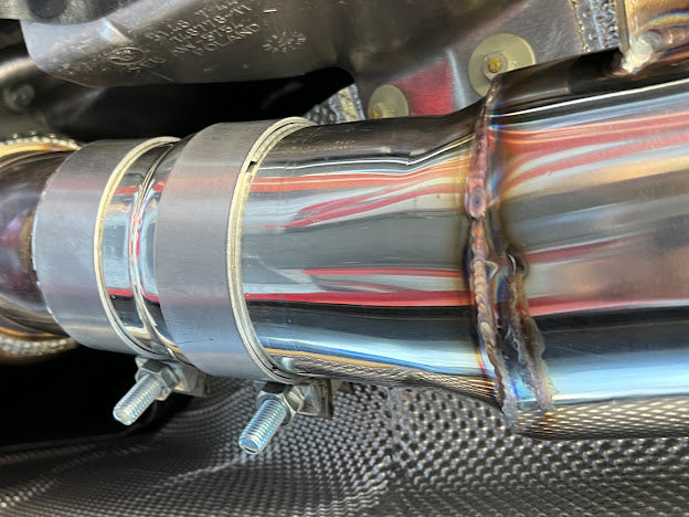 2020-PRESENT TOYOTA GR SUPRA A90 A91 | NON RESONATED CAT BACK EXHAUST WITH BURNT BLUE TIPS