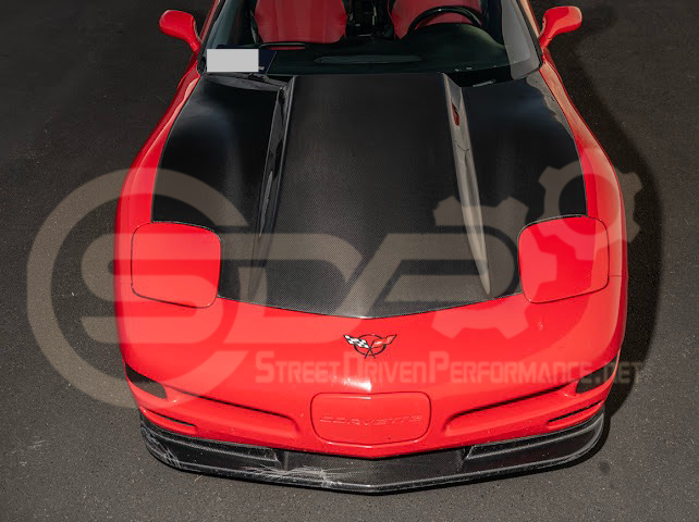 1997-2004 CHEVROLET CORVETTE C5 CARBON FIBER FRONT COWL HOOD