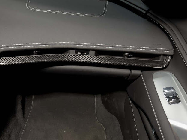 2020+ CHEVROLET CORVETTE C8 CARBON FIBER INTERIOR OVERLAY DASH TRIM