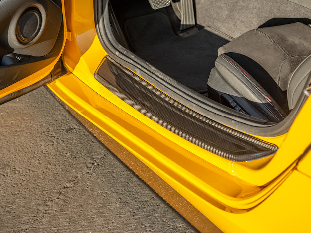 2020-Up Toyota GR Supra A90 A91 |JDM Factory Style CARBON FIBER Side Door Sill Plate Cover (Pair)