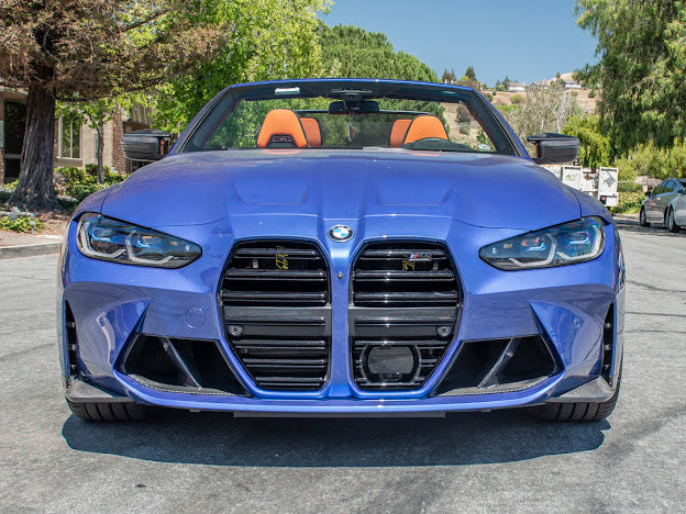 2021-UP BMW G82 / G83 M4 | M-PERFORMANCE STYLE CARBON FIBER FRONT SIDE LIP SPLITTER GROUND EFFECTS