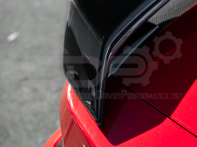 2024-UP FORD MUSTANG | DARKHORSE STYLE GLOSSY BLACK REAR TRUNK LID WING SPOILER