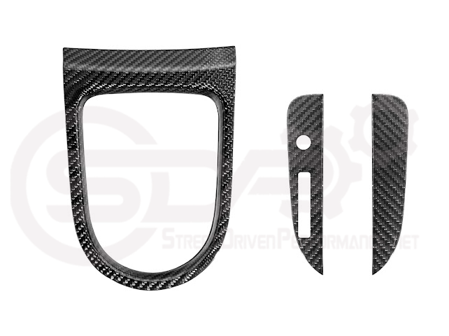 2015-2023 FORD MUSTANG S550 | CARBON FIBER CENTER GEAR SHIFT PANEL TRIM COVER
