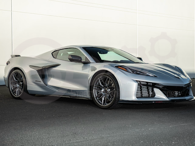 2023-Up Corvette C8 Z06 & E-Ray | Aluminum Black Rear Side Intake Mesh Grille Inserts Pair