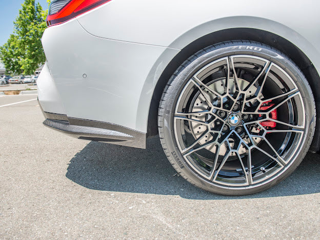 2021-Up BMW G80 M3 | Factory Style CARBON FIBER Rear Apron Lip Splitter Ground Effects