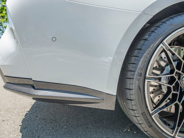 2021-Up BMW G80 M3 | Factory Style CARBON FIBER Rear Apron Lip Splitter Ground Effects