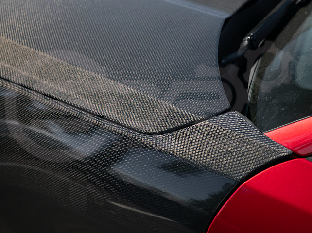 2024-Up Ford Mustang S650 | Factory Style CARBON FIBER Front Hood with Hood Vent (2 versions)