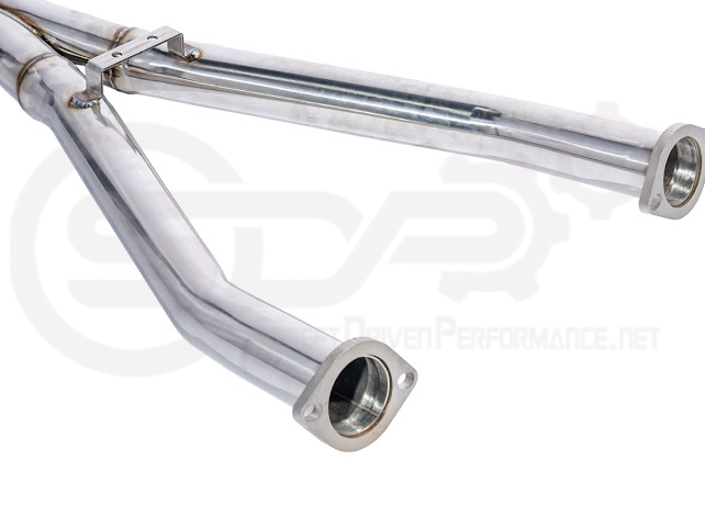 1997-2004 Chevrolet Corvette C5 | T-304 Stainless Steel 2.5" X Mid Pipe Exhaust