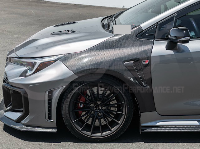 2025-UP TOYOTA GR COROLLA | GR STYLE 3 PIECE FRONT SPLITTER LIP GROUND EFFECTS
