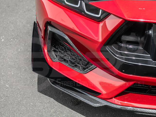 2024-UP MUSTANG S650 GT | FRONT SPLITTER LIP GROUND EFFECTS CANARDS PAIR