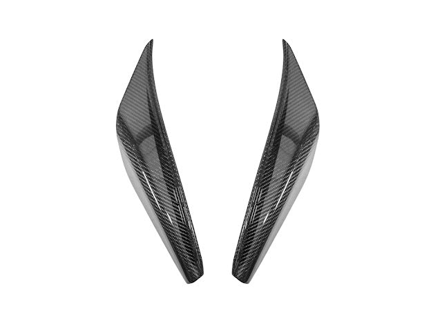 2020-Up Toyota GR Supra A90 A91 | SDP Performance Style CARBON FIBER Front Bumper Canard Splitter (Pair)