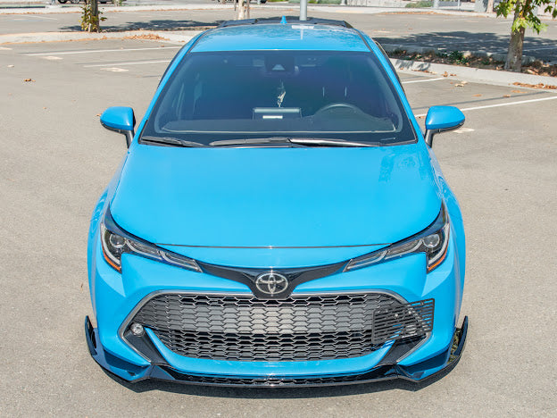 2019-UP TOYOTA COROLLA HATCHBACK | JDM PERFORMANCE PACKAGE FRONT SPLITTER LIP GROUND EFFECTS