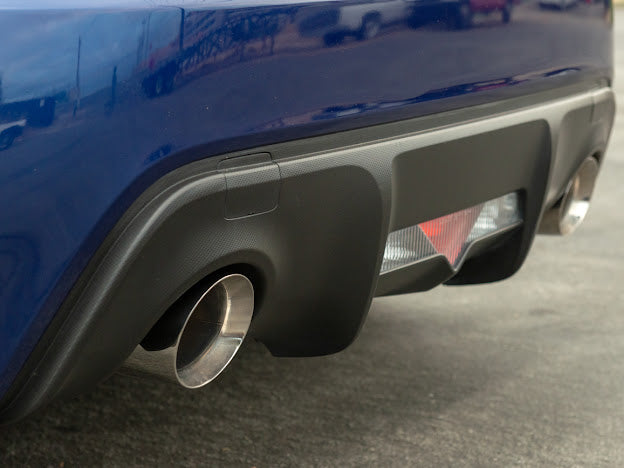 2013-2021 SCION FRS, SUBARU BRZ, TOYOTA 86 | MUFFLER DELETE AXLE BACK DUAL EXHAUST (CHROME TIPS OR BURNT BLUE TIPS)