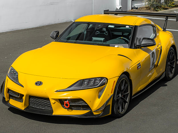 2020-Up Toyota GR Supra A90 A91 | SDP Performance Style CARBON FIBER Front Bumper Canard Splitter (Pair)