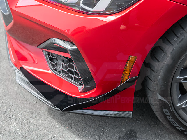 2024-UP MUSTANG S650 GT | FRONT SPLITTER LIP GROUND EFFECTS CANARDS PAIR