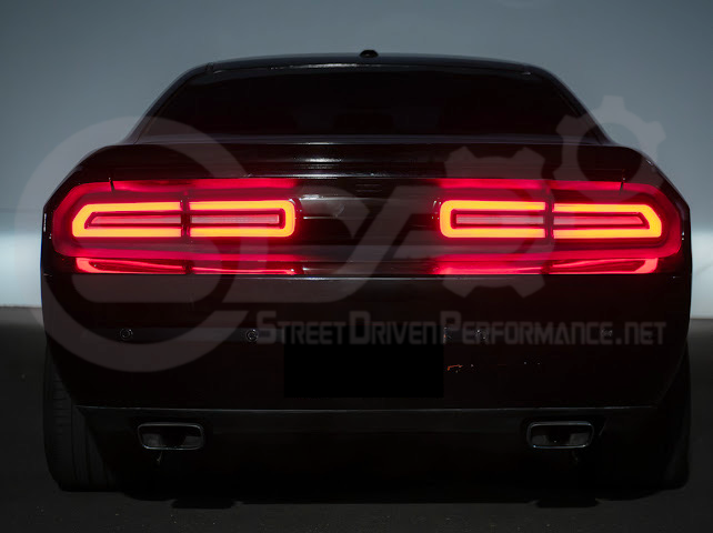 2008-2014 Dodge Challenger | Facelift Sequential Signal LED Smoke Rear Taillights Pair