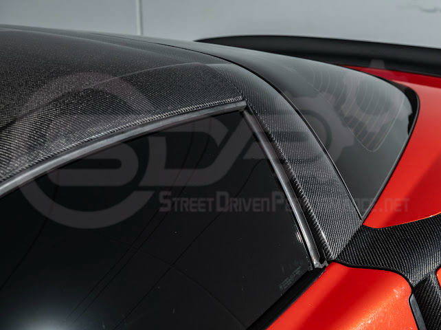2005-2013 C6 Corvette - Carbon Fiber B-Pillar / Halo Cover