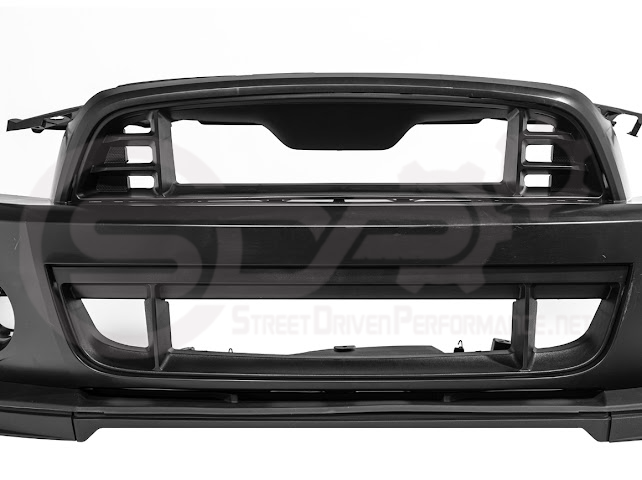 2010-2014 MUSTANG S197 | GT500 STYLE FRONT BUMPER COVER UPPER LOWER GRILLE LIP SPLITTER