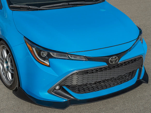 2019-UP TOYOTA COROLLA HATCHBACK | JDM PERFORMANCE PACKAGE FRONT SPLITTER LIP GROUND EFFECTS