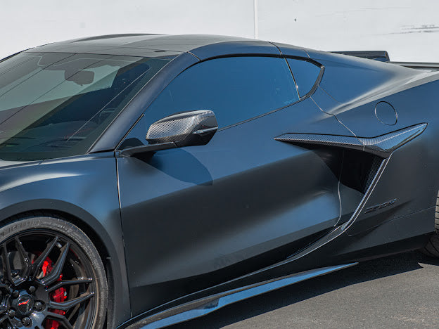2020+ CORVETTE C8 Z06 / E-RAY |  CARBON FIBER DOOR HANDLE PAIR
